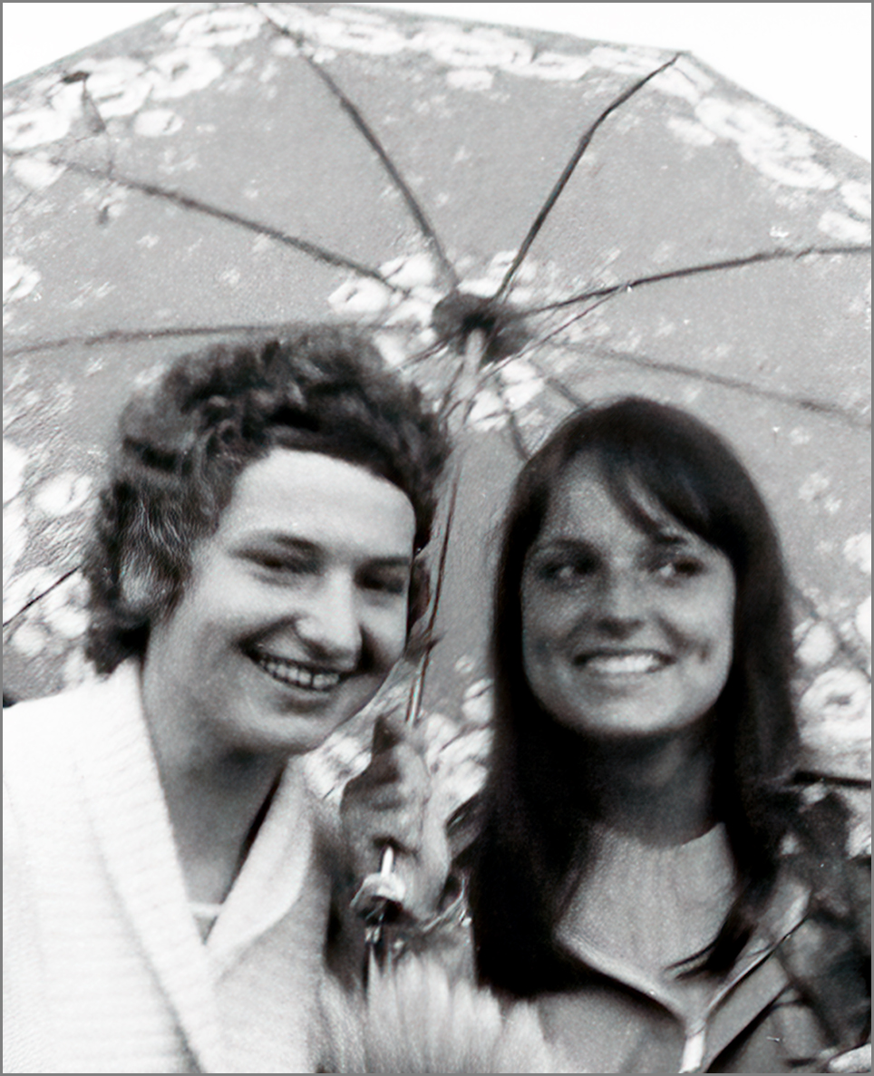 she took the umbrella with her