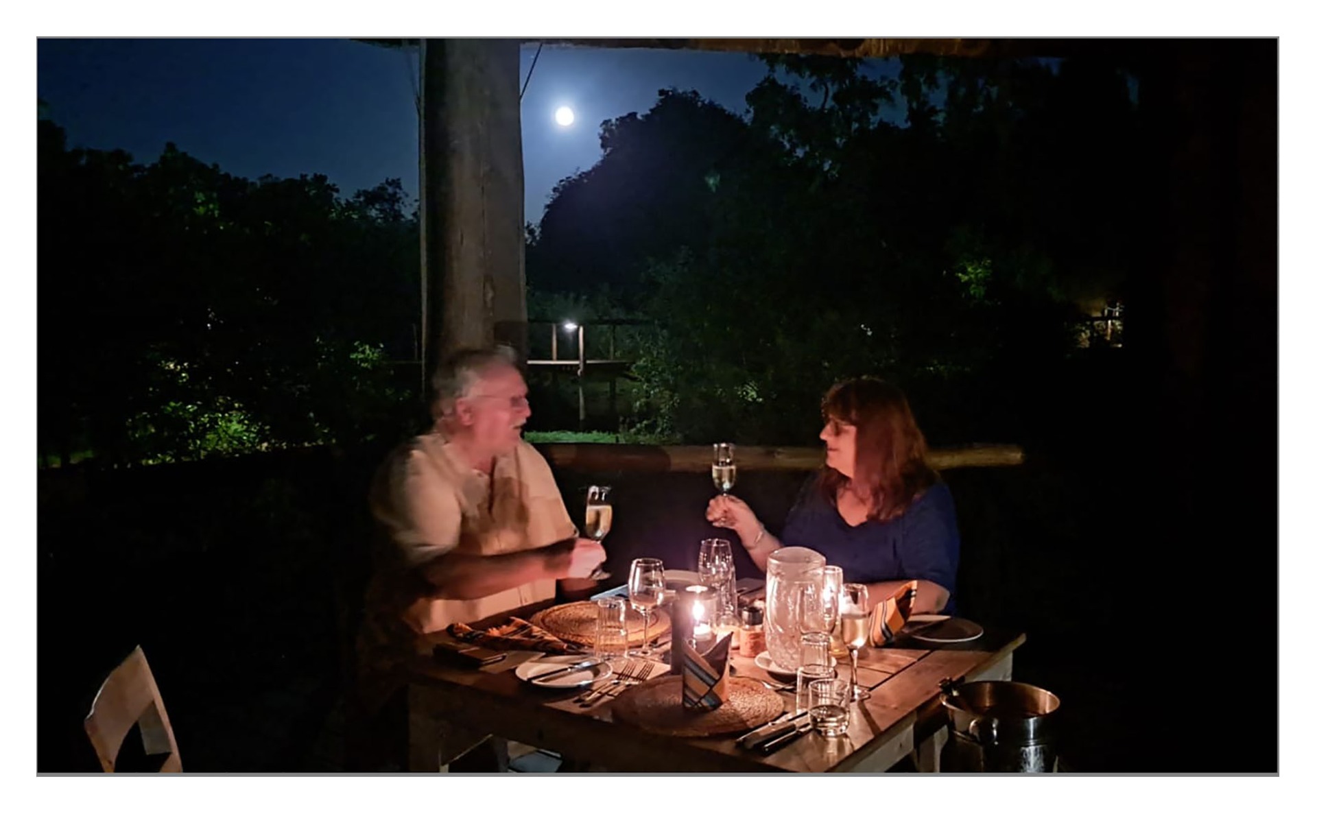 He even took care of the full moon.
