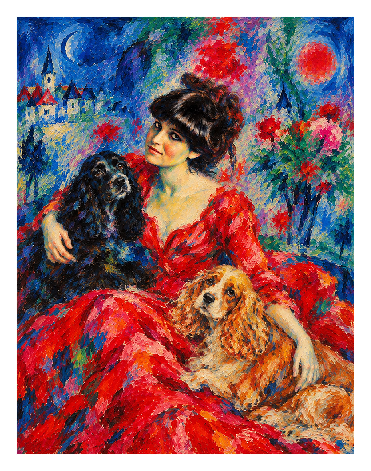 Marc Chagall inspired, around 1930 